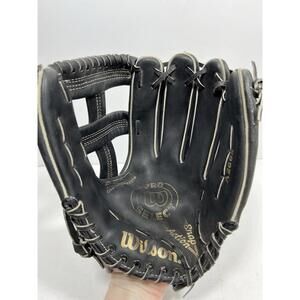Wilson Pro Select A2665 Baseball Mitt Glove Made In Korea Right Hand Throw Black